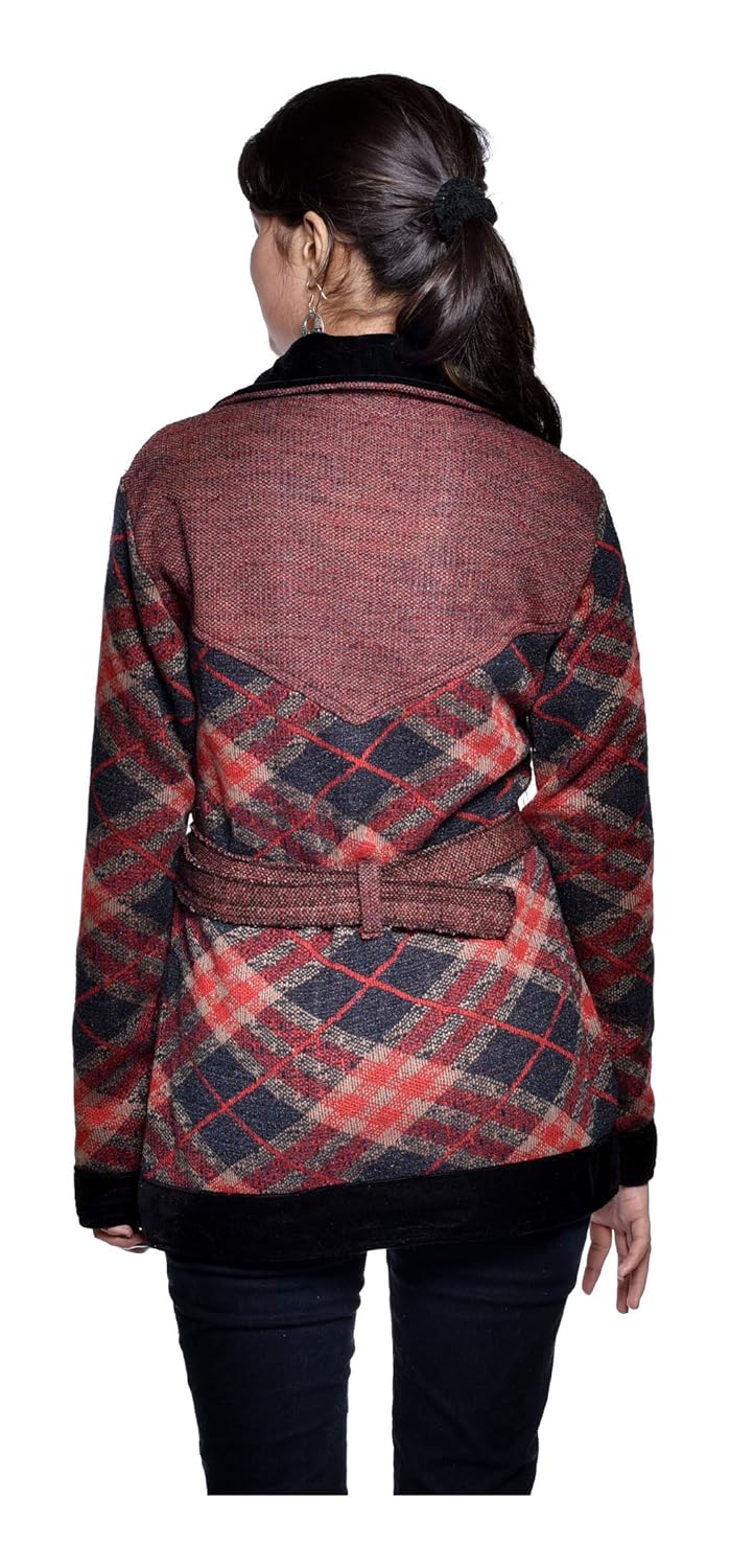 pilot full sleeve coat style woolen women cardigan