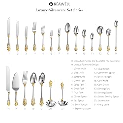 KEAWELL Luxury Gravy Ladle, 18/10 Stainless