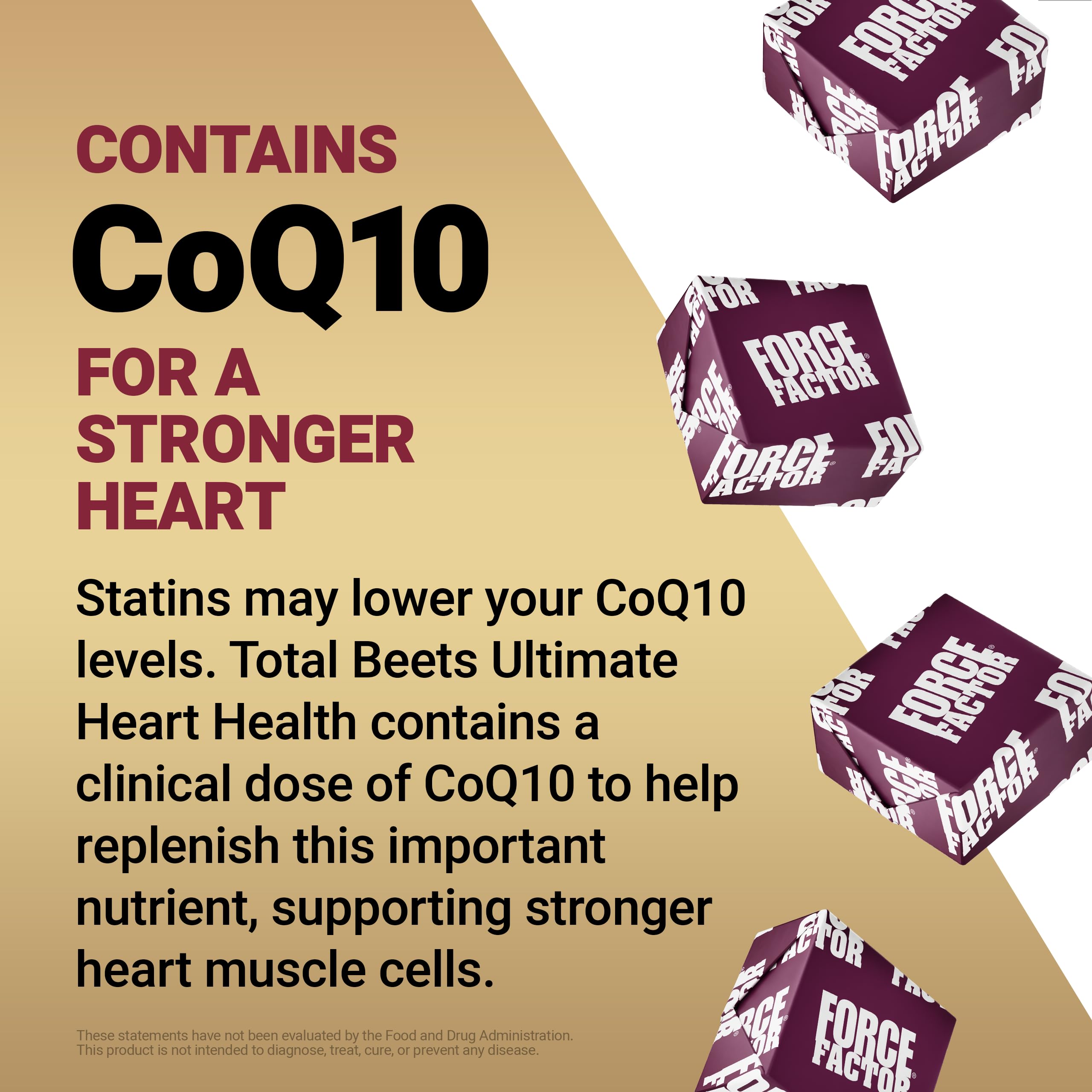 FORCE FACTOR Total Beets Ultimate Heart Health Chews for Blood Pressure Support, with Beetroot Powder, CoQ10, B Vitamins & Grapeseed Extract for Blood Flow & Energy, Black Cherry, 60 Soft Chews