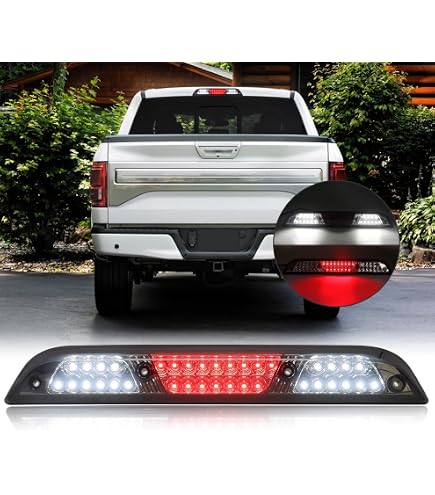 Epartsgogo LED 3rd Brake Light – For 04-08 Ford F150 Lobo Mark LT – Black Housing Clear Lens