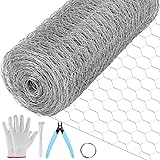 Floral Chicken Wire for Craft, 16.5 Inch x 75 FT