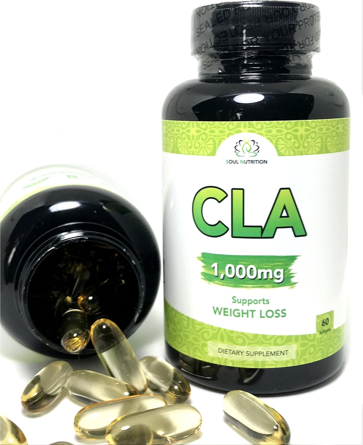 CLA 1.000 mg Premium Formula for Natural Weight Loss Supplement for