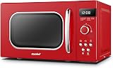 COMFEE Retro Style 800W 20L Microwave Oven Passionate Red CM-M202RAF(RD)