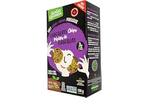 GoGo Quinoa Soft Chocolate Chips Cookies, 168g, Plant-Based | Vegan | Non-GMO | Low in Sugar | Source of Fibre | Made in Cana