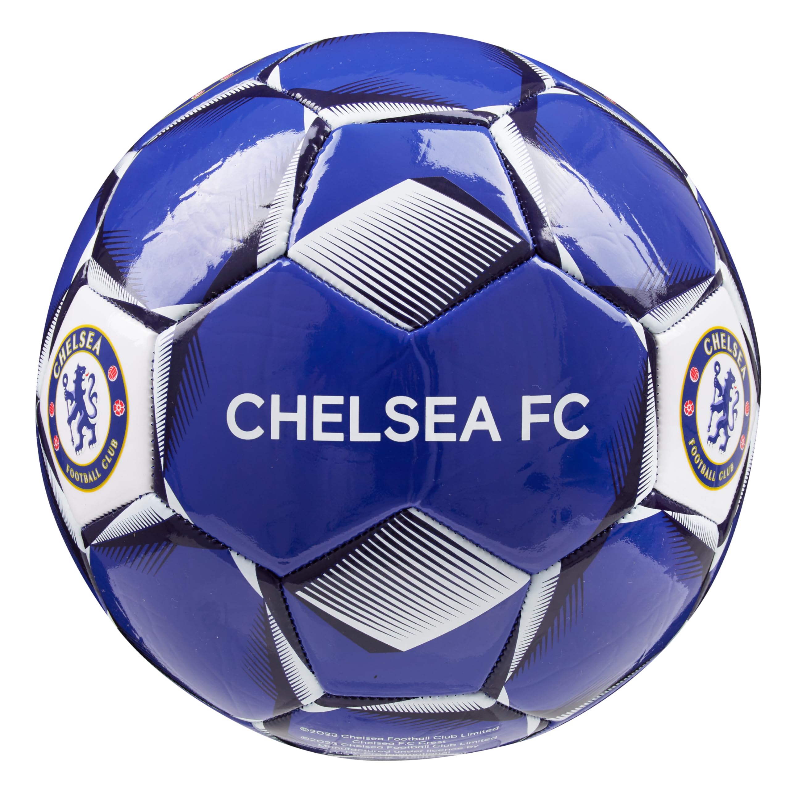 Chelsea F.C. Football Soccer Ball for Adults Teenagers Kids Training Football Size 3, 4 or 5 Merchandise (Blue, Size 5)