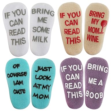 Amazon Com Fun Baby Infant Cozy Anti Skid Socks Unique Baby Shower Amazon Com Fun Baby Infant Cozy Anti Skid Socks Unique Baby Shower