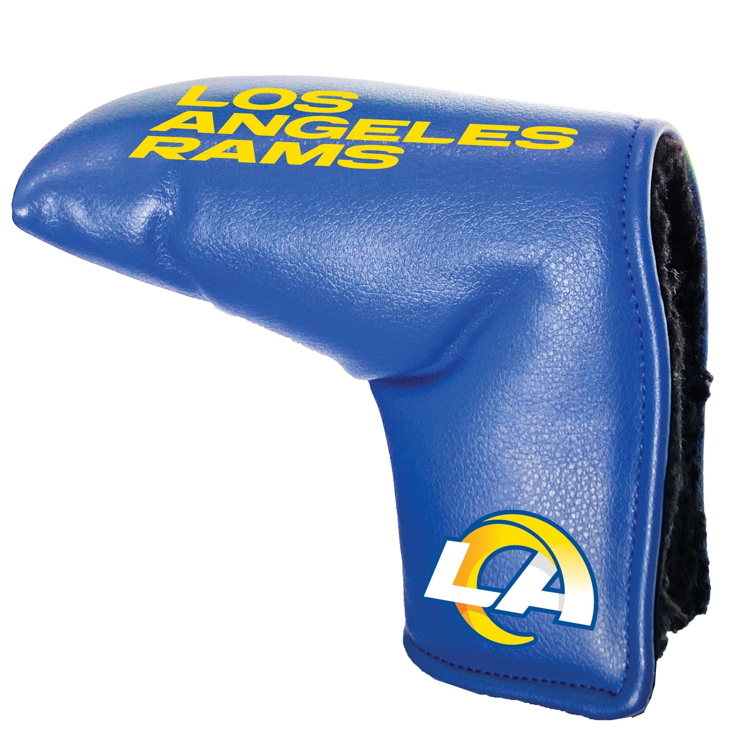 Team Golf NFL Los Angeles Rams Vintage Blade Putter Cover Golf Club Vintage Blade Putter Headcover, Form Fitting Design, Fits Scotty Cameron, Taylormade, Odyssey, Titleist, Ping, Callaway