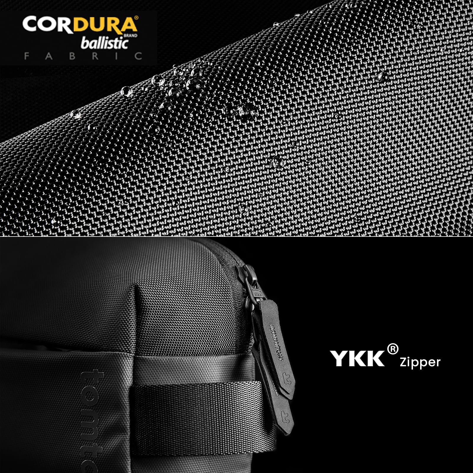 tomtoc Compact EDC Sling Bag, Minimalist Chest Shoulder Backpack Crossbody Bag for Men Women, Lightweight Carry Casual Bag