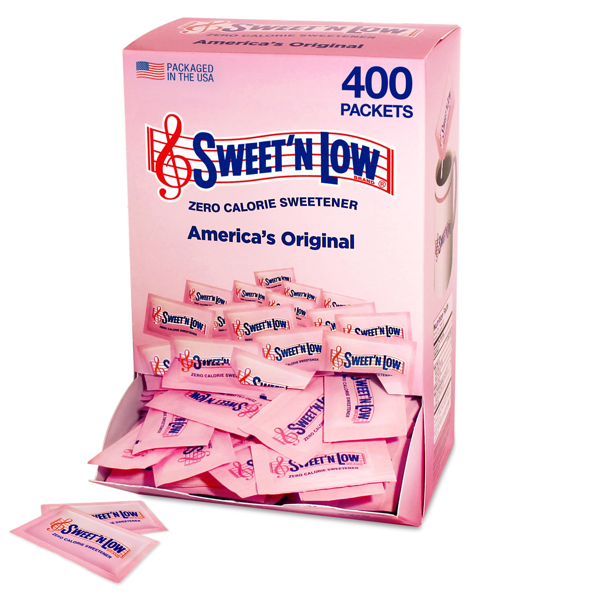 Photo 1 of Sweetener Packets, Sweet'N Low, Box Of 400 Packets EXPIRES 04/06/28