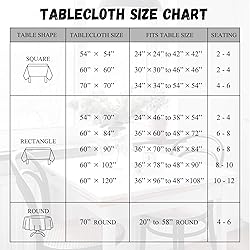 RYB HOME Table Cloth for 6 ft - Rectangle Spring