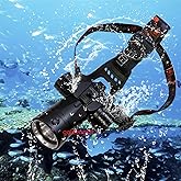 Goldengulf Rechargeable Aluminum Waterproof Diving Swimming Hiking Camping Hunting Fishing Headlamp Underwater 1800 Lumen Safety Head Light Flashlight