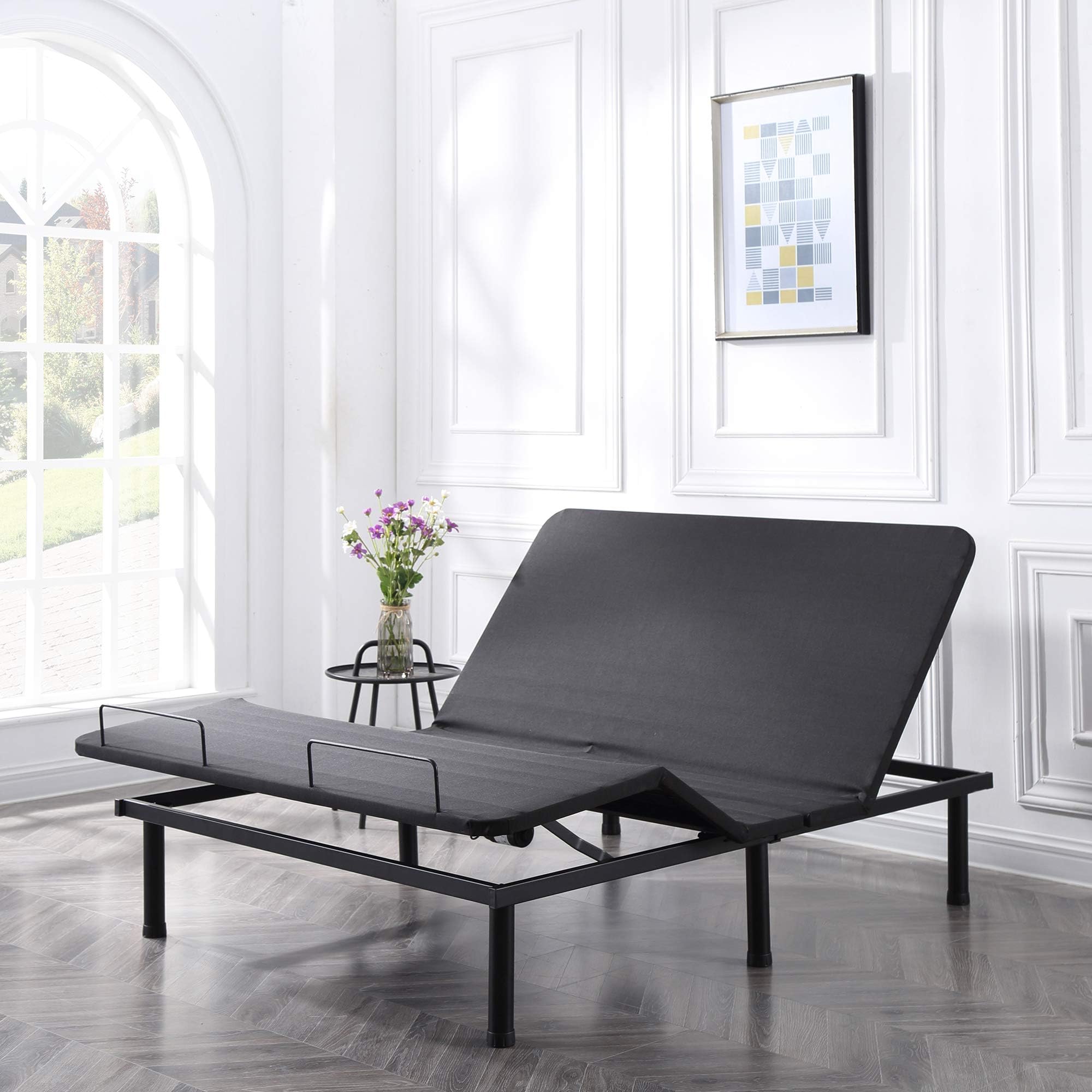 Classic Brands Adjustable Comfort Affordamatic 2.0 Adjustable Bed Base, 2 Twin XL-Split King