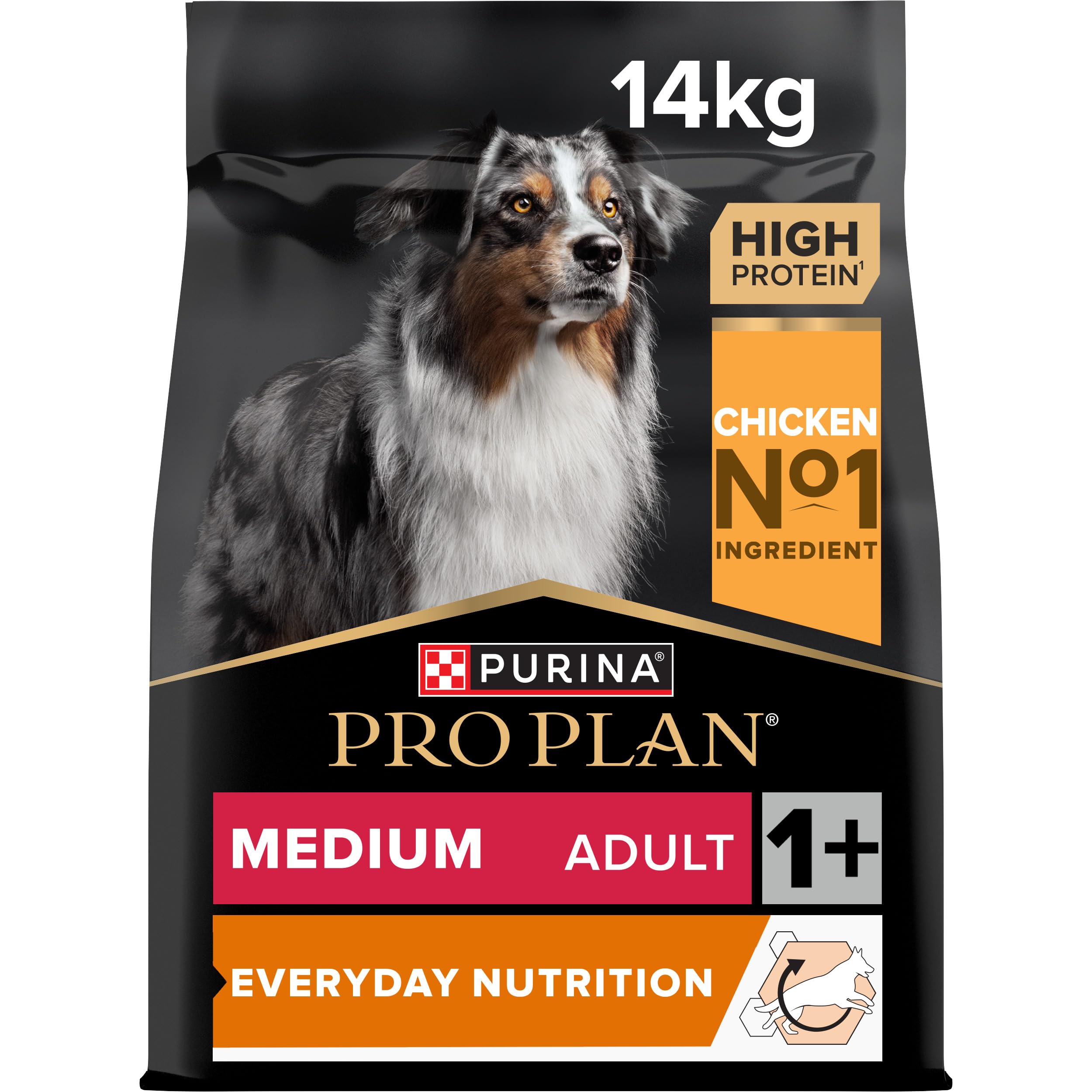 PRO PLAN Medium Adult Everyday Nutrition Chicken Dry Dog Food 14kg