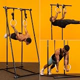GRAVITY FITNESS Wooden Gymnastic Rings 28mm with Adjustable Straps Buckle view 5