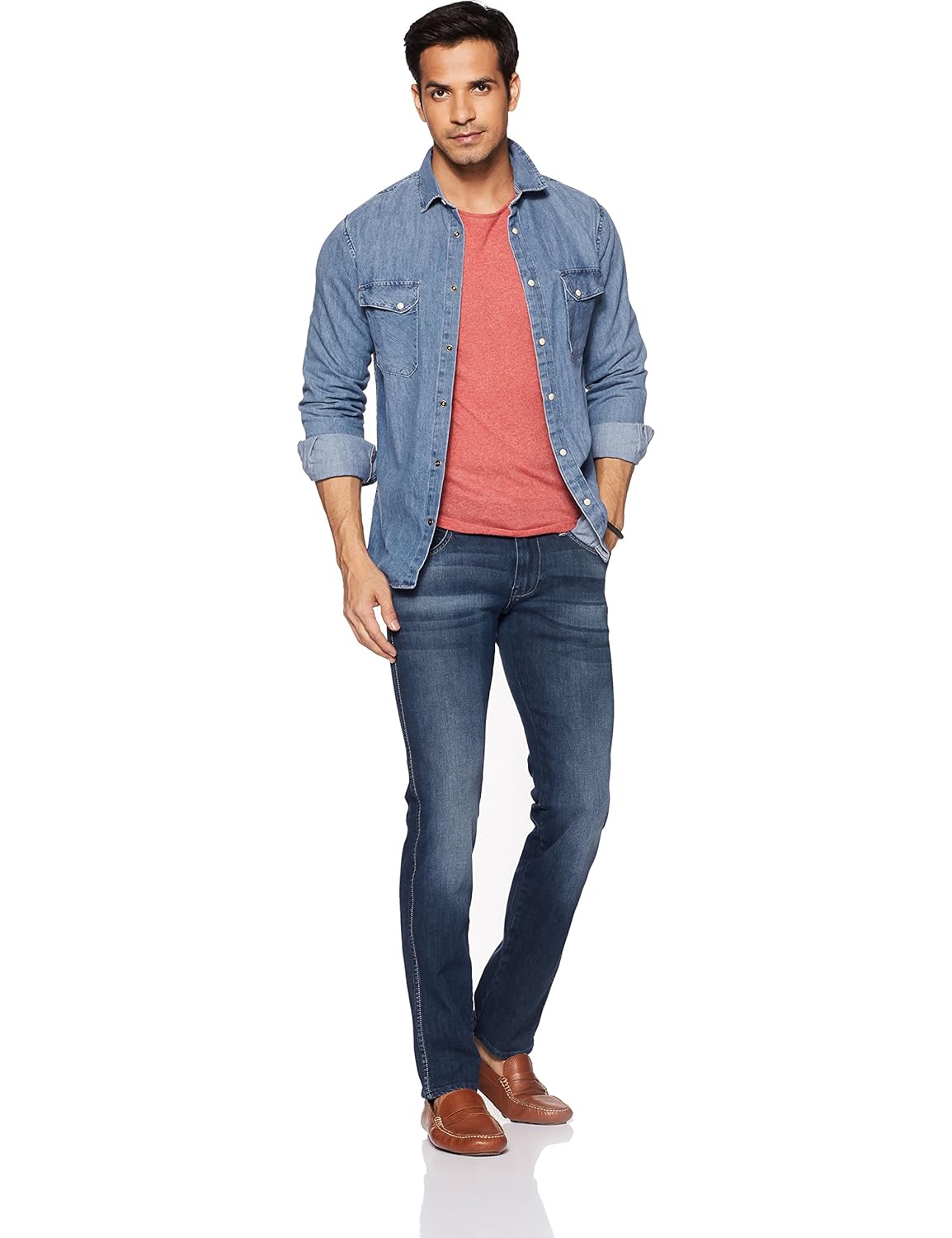 wrangler men's slim fit jeans