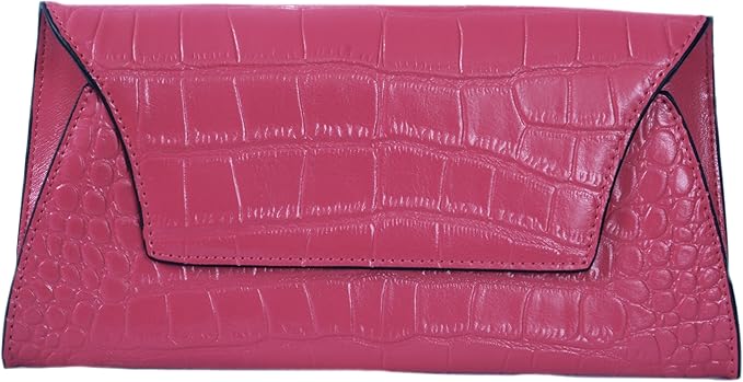 fuschia clutch bag