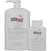 SEBAMED Liquid Face and Body Wash (1 Liter) (1L + 200mL Bundle)
