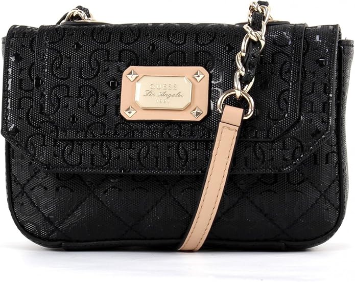 Guess Small Cross Body Bag Romeo HWSE5046780 Black Amazon.co.uk Shoes