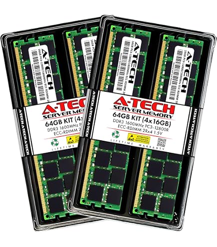 NEMIX RAM 128GB (8X16GB) DDR3 1866MHz PC3-14900 2Rx4 1.5V 288-PIN