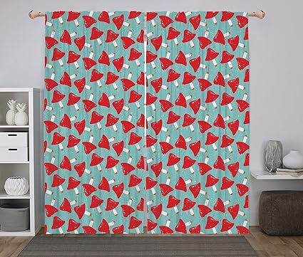 Amazon Com Iprint 2 Panel Set Window Drapes Kitchen