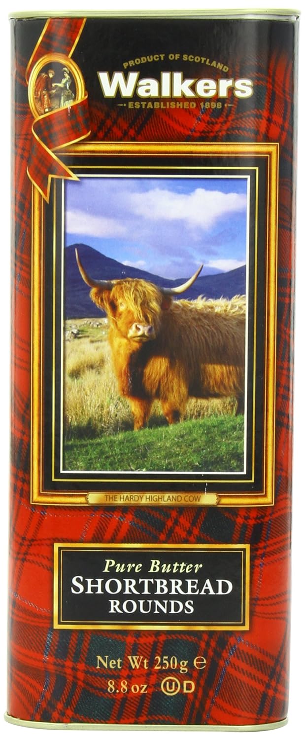 Walkers Shortbread Highland Cow Rounds Shortbread, 8.8 Ounce Amazon