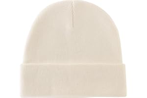 ROYBENS 100% Cotton Baby Beanie Cute Toddler Winter Hat Boys Girls Kids Soft Warm Knit Cuffed Caps Beanies for 0-8 Years