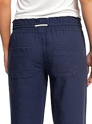 Roxy womens Oceanside Pants, Mood Indigo, Medium US