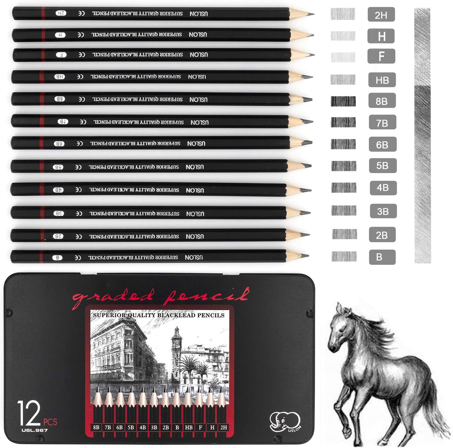 Professional Sketching Pencils Drawing Pencils Sketch Pencil Art Pencil