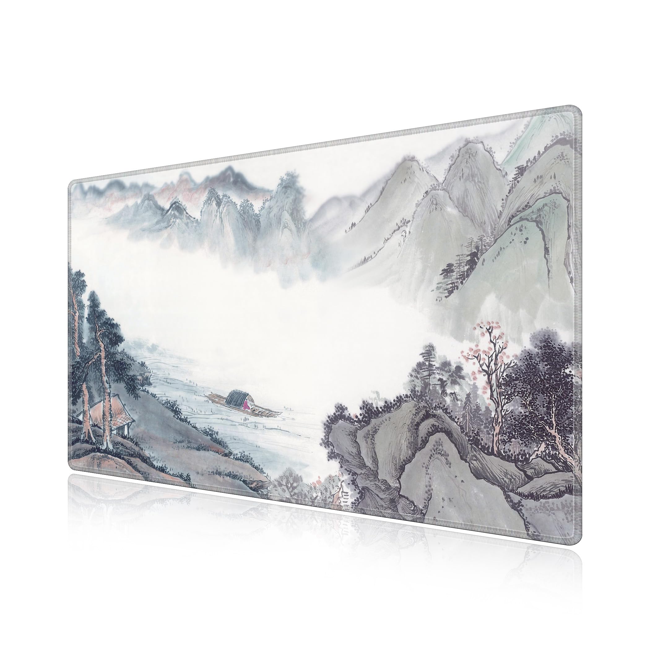 LL-COEUR Extended Non-Slip Mousepad Large Gaming Mouse Mat Long Table Desk Pad 600 x 400 x 3 mm (Landscape 1)