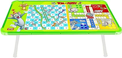 Zitto Tom and Jerry Multipurpose Wooden Gaming Foldable Table