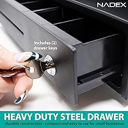 Nadex CR260 Cash Register, Steel Drawer, Fast