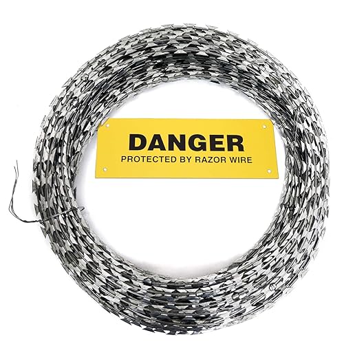 Razor Wire 65m Roll Concertina Type Security Fencing (1 x 10m Rolls