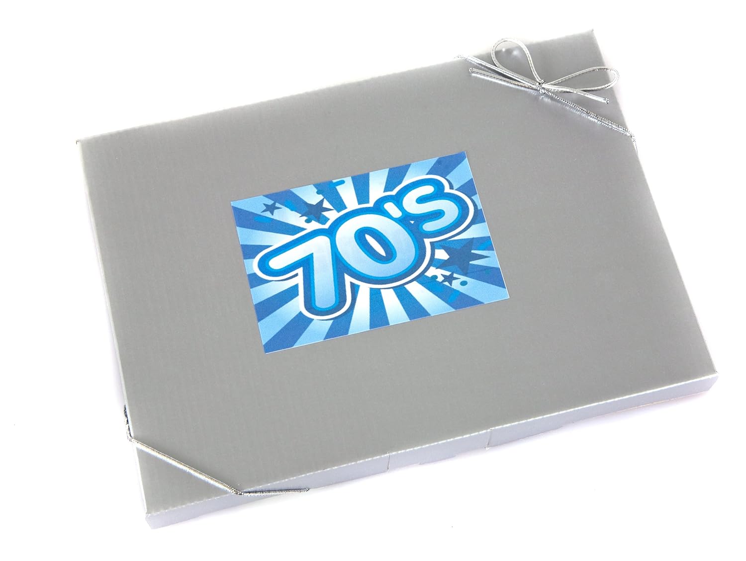 'Sweet in the 70's' - Retro Sweet Selection in Silver Gift Box Celebrating the Seventies.