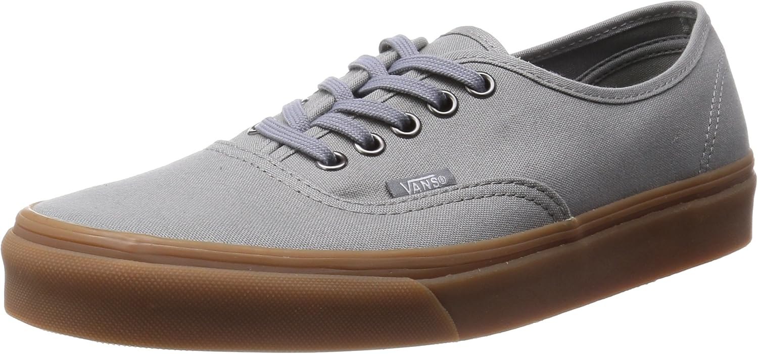 grey and brown vans