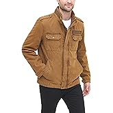 Levi's Men's Washed Cotton Military Jacket (Regular & Big & Tall Sizes)