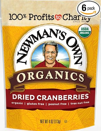 Newman's own organics 4oz dried cranberres (884284042204)