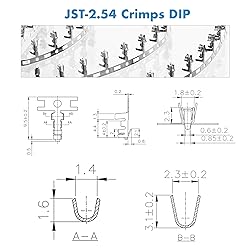 CQRobot JST XH SMT 2.54 mm Pitch 5-Pin/6-Pin/7-Pin