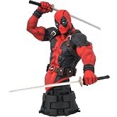Diamond Select Toys Marvel: Deadpool Bust, Multicolor, 6 inches