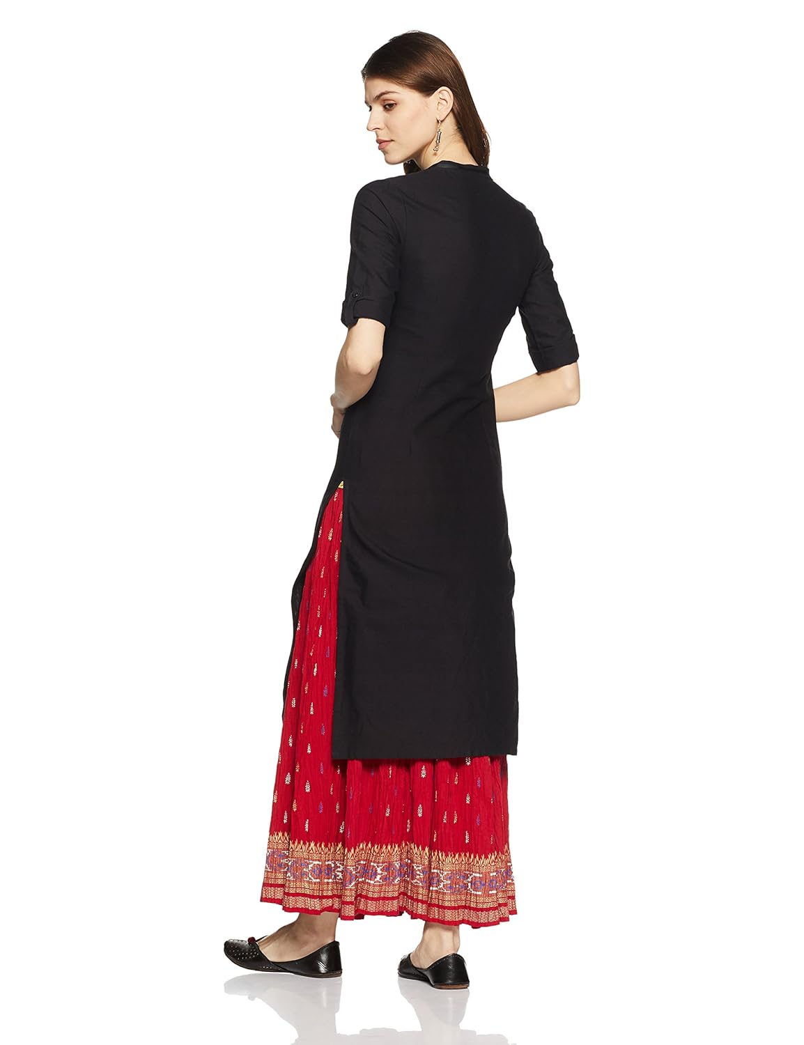 aurelia women's straight fit kurta
