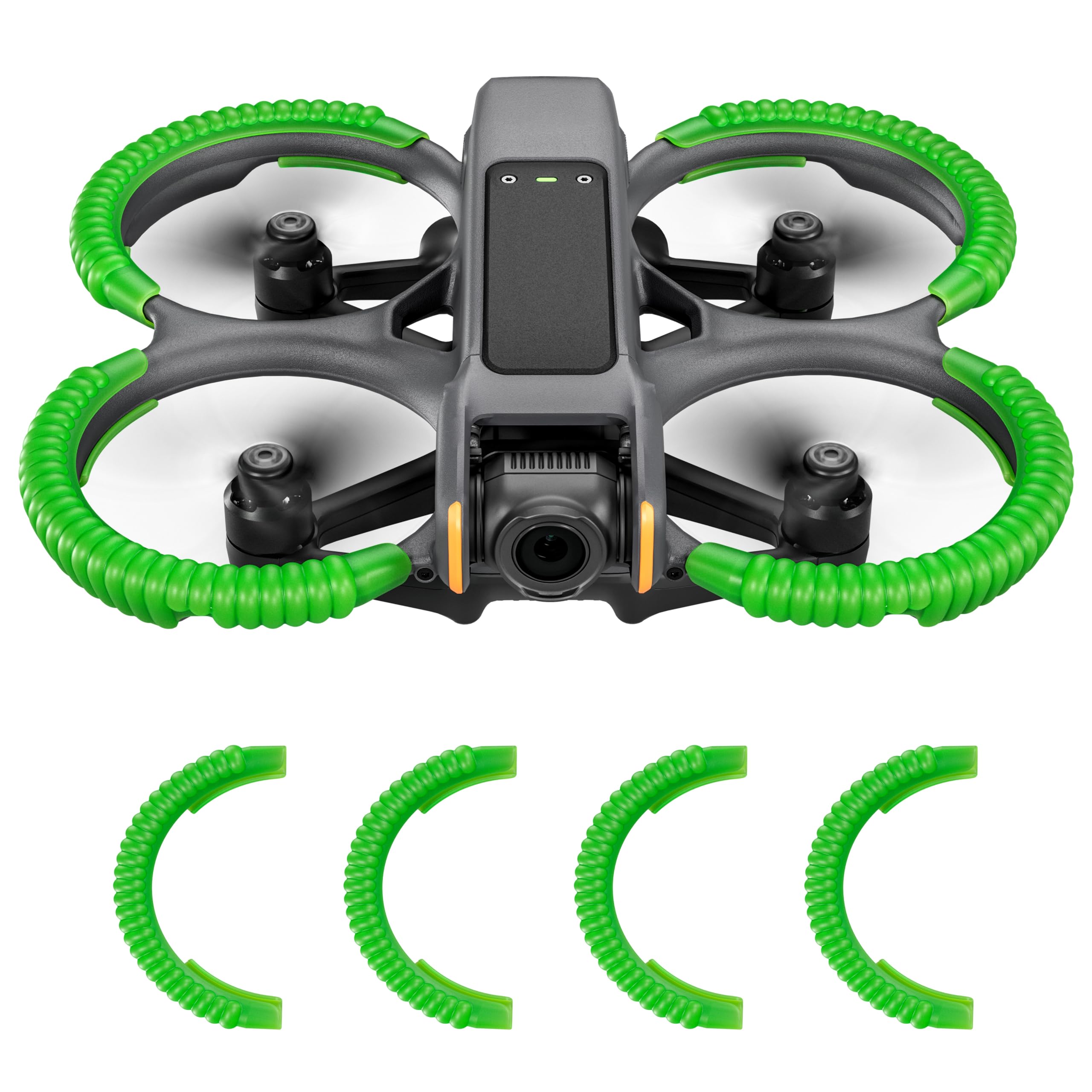 STARTRC Avata 2 Propeller Guard Protector - Anti-Collision Shockproof Bumper for DJI Avata 2 Fly More Combo Accessories (Green) — image 1