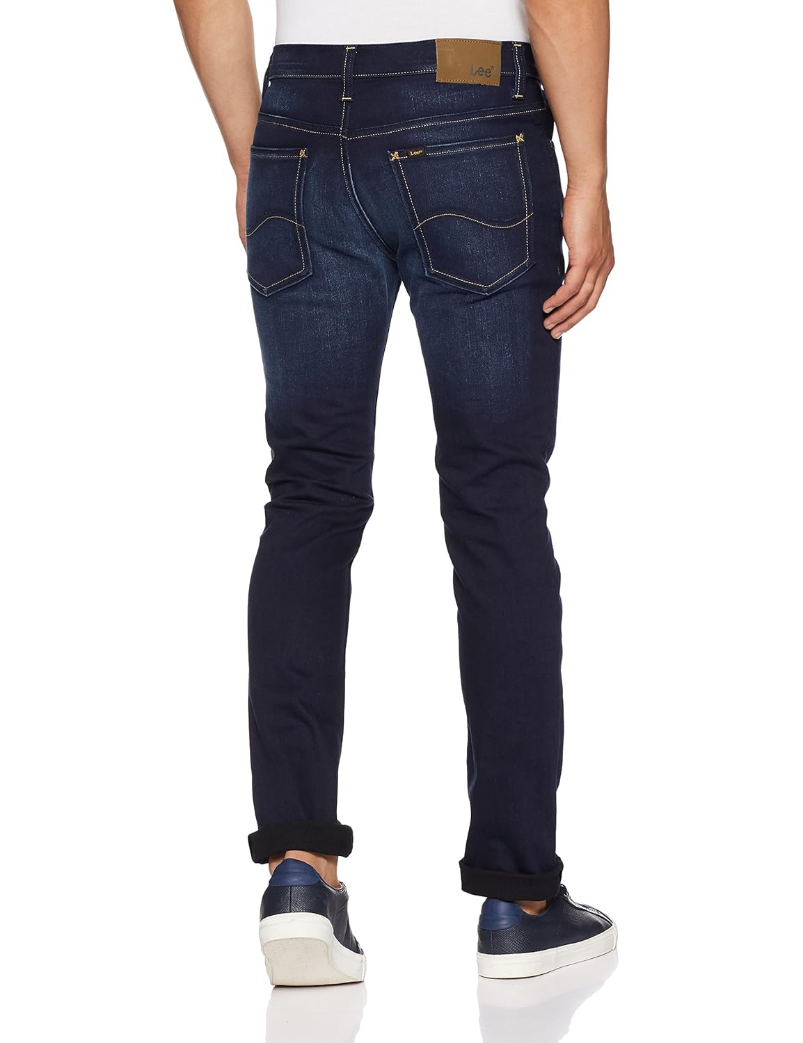 lee men's skinny fit jeans