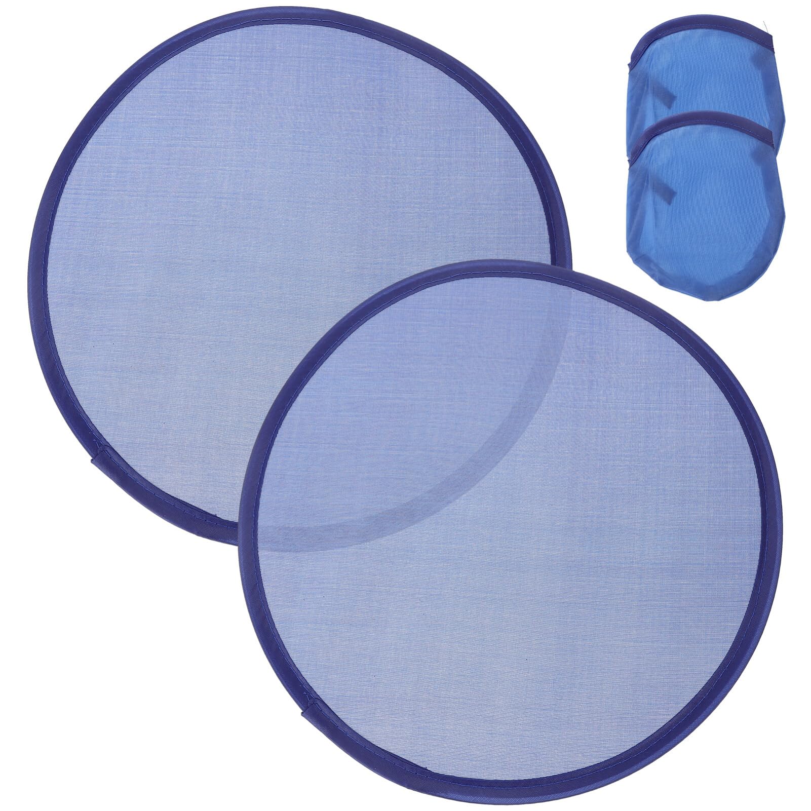 HOMSFOU Hand Held Fan Folding Round Fan Lightweight Compact Foldable Paper for Summer Wedding Festival Decoration