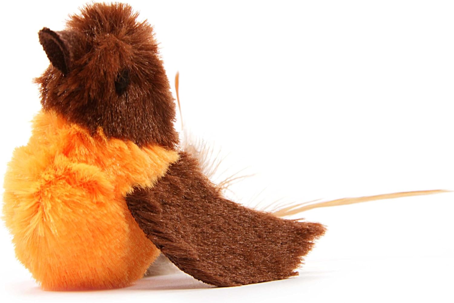 OurPets Play-N-Squeak Real Birds Fly Over Interactive Cat Toy : Pet Toy Balls : Pet Supplies