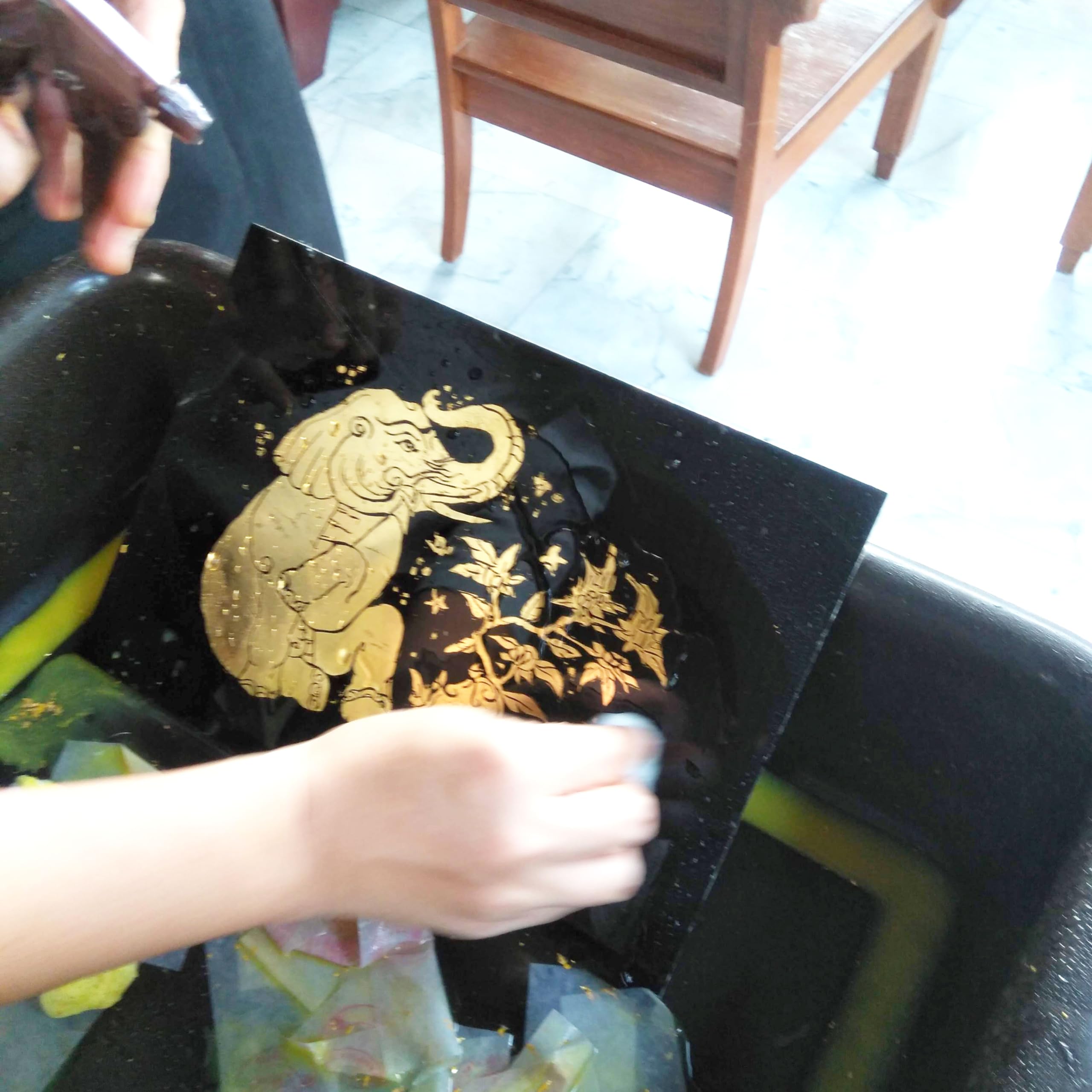 Generic 24K (999/1000) Genuine Gold Leaf Sheets, 1.57