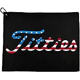 Wolf Golf Towels - Funny Golf Towels Parody - Golf Accessories for Men - Golf Gifts for Men