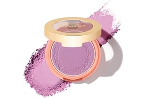 Oulac Purple Blush for Cheeks Blush Makeup| Highly Pigmented Cream| Natural Matte Glow| Shape & Highlight Face| Cruelty-Free with Rose Oil| N20 Believe 4.8g