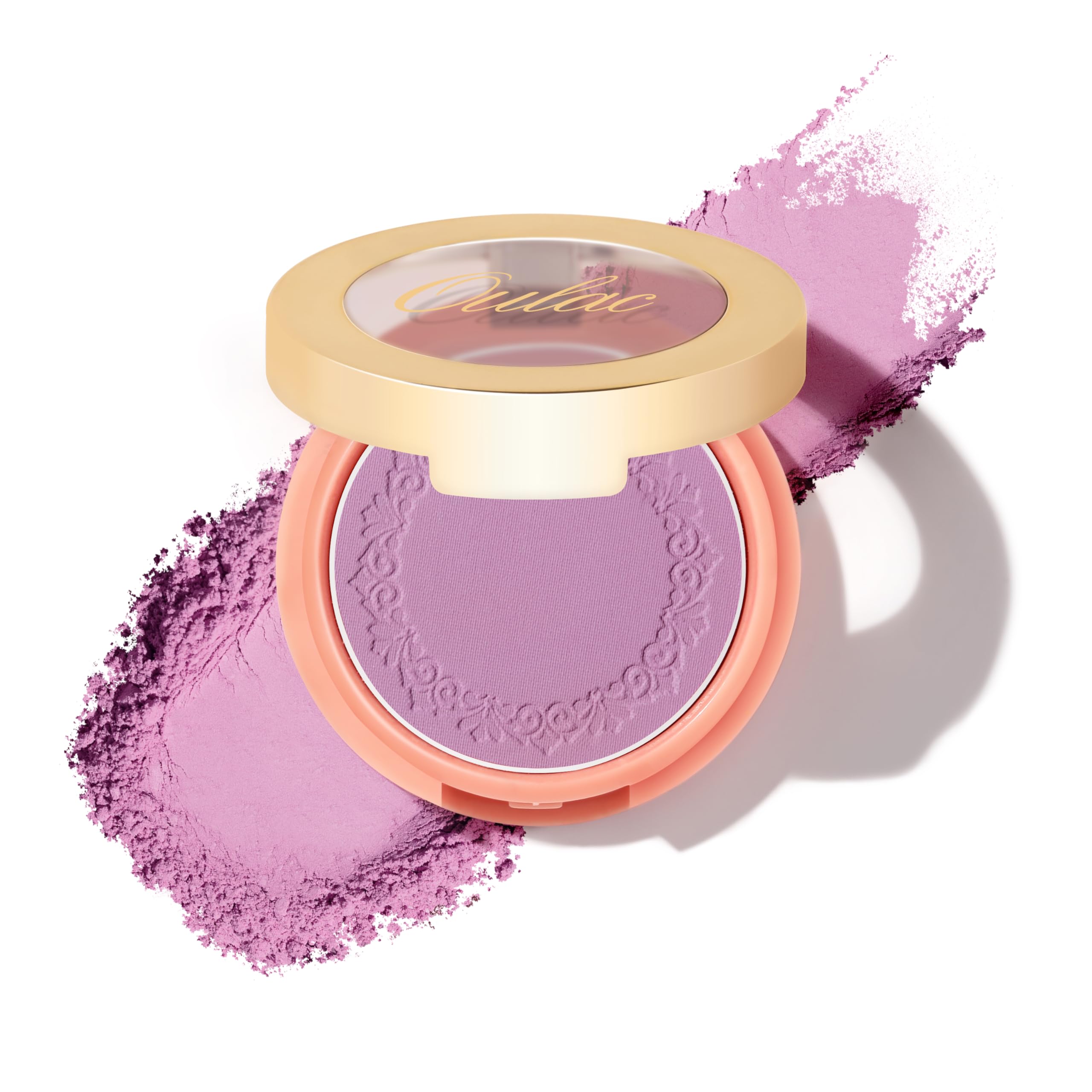 Oulac Purple Pink Blushers for Cheeks Make Up, Suitable for Cool Fair Skin Tone, Long-Lasting Fade & Sweat Resistant, Vegan & Cruelty-Free, N20 Believe — image 1