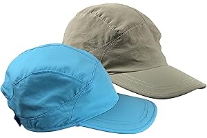 N'Ice Caps Kids 2-Pack UPF 50+ Sun Hats Adjustable Mesh Lined UV Protection