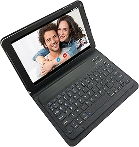 Azpen G1058 10.1" 4G LTE Unlocked Tablet 16GB with Bluetooth Keyboard Leather Case GPS HD IPS Screen