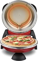 G3 Ferrari G10006 Delizia Pizza Oven 1200W Red Refractory Stone Thermostat view 3